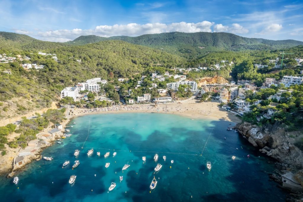 Cala Vadella beach ibiza